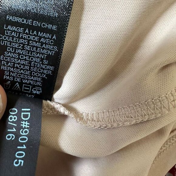 Express Red Floral Lace Overlay Cocktail Dress Womens Large Sleeveless Glam - Picture 11 of 11